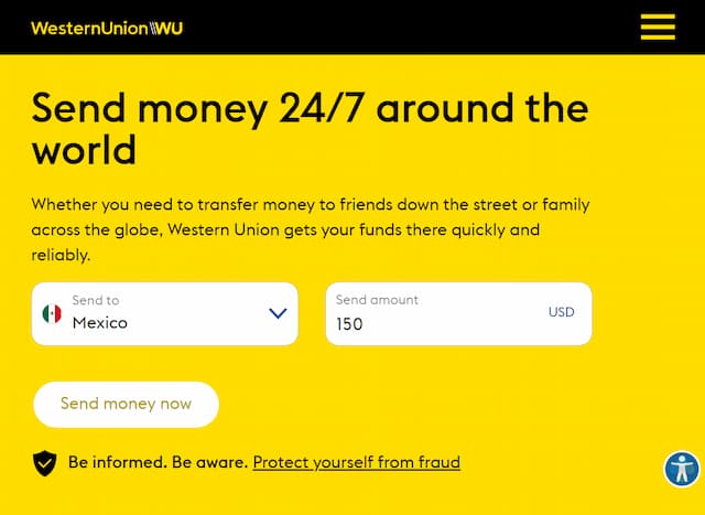 Enviar dinero por Western Union online es sencillo y rápido