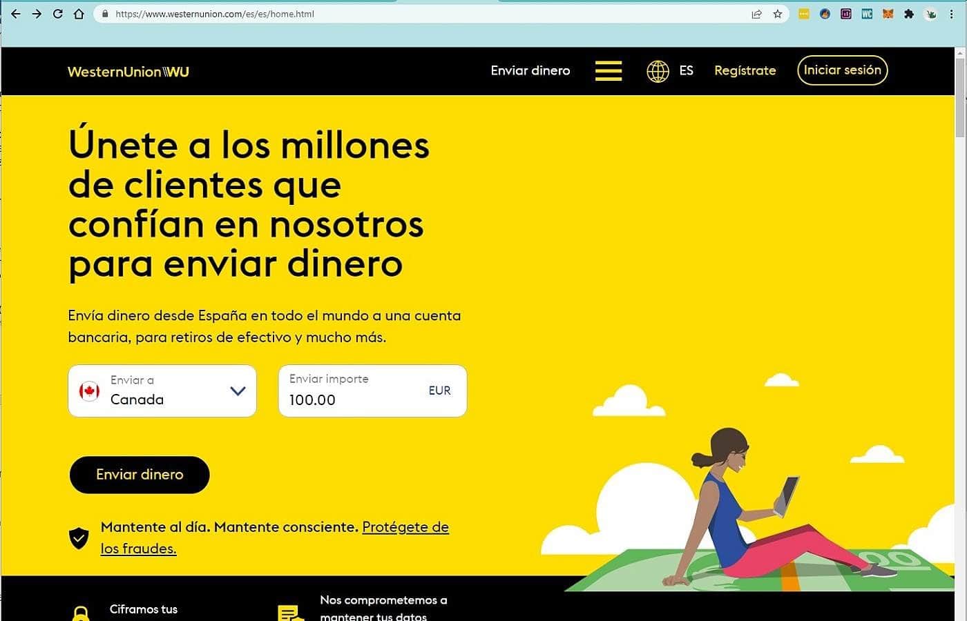 Entra a Western Union España