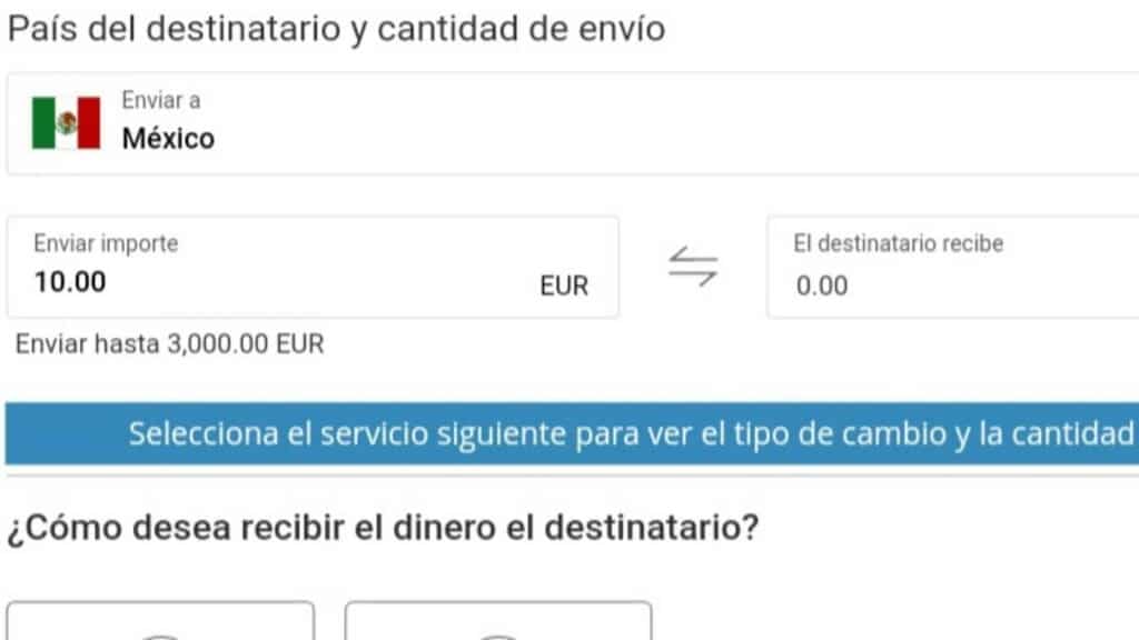 Enviar divisas a México online