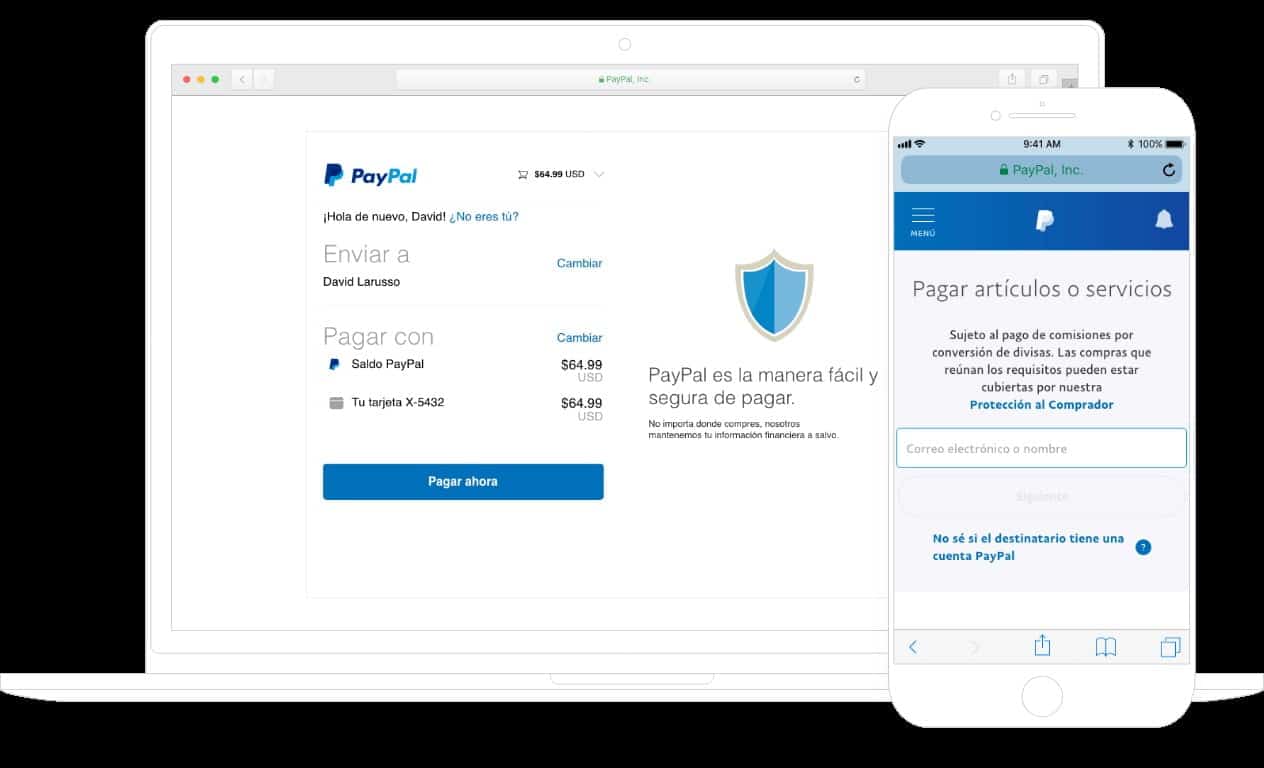 PayPal se alista siempre como una opción para enviar dinero en cualquier país