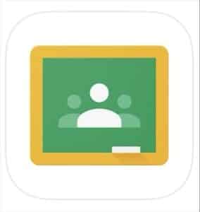 Icono de la aplicación móvil de Classroom