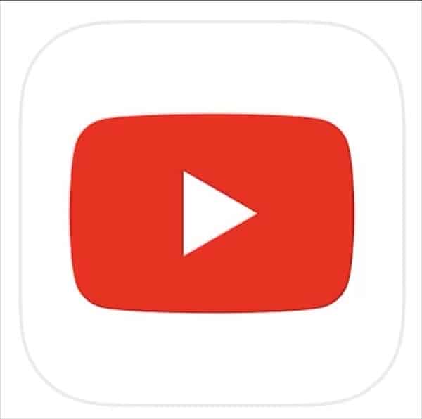 icono de la aplicación móvil de YouTube